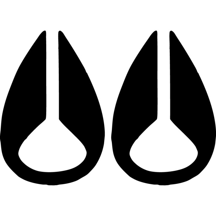 Nixon Egg Logo Stickers – Action Sports Decals (2-Pack)