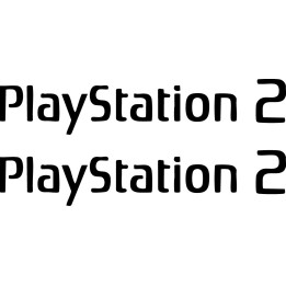 PlayStation 2 Stickers – PS2 Retro Gaming Decals (2-Pack)