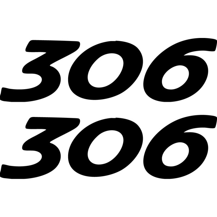 Buy Peugeot 306 Aftermarket Decal Sticker Online