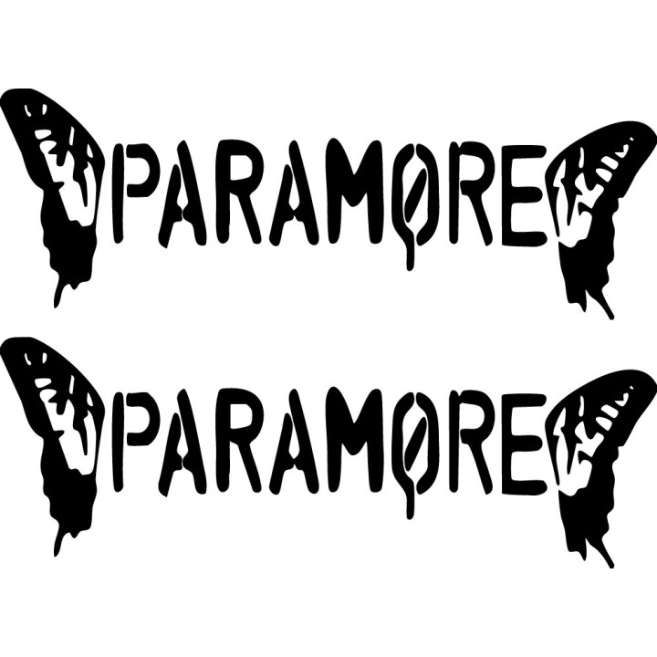 Paramore Butterfly Stickers – Brand New Eyes Decals (2-Pack)