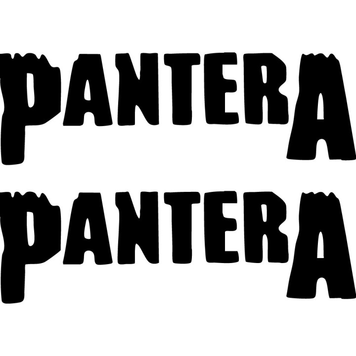 Pantera Stickers – Cowboys From Hell Metal Decals (2-Pack)