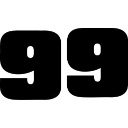 Buy Race Number 9 Decal Sticker Online