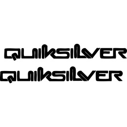 Buy Quicksilver V Part White Vinyl Decal Sticker Online