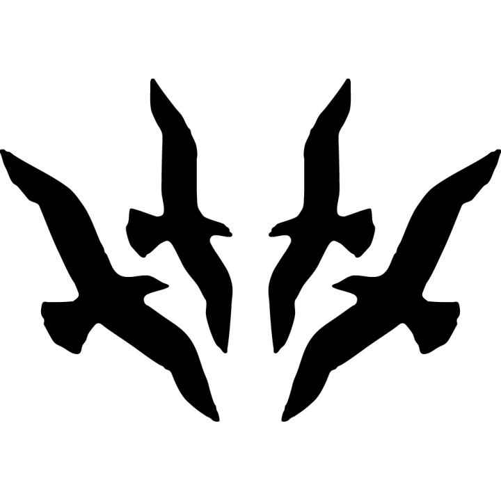 Buy Seagulls Decal Sticker Online