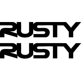 Buy Rusty Logo 2 Vinyl Decal Sticker Online