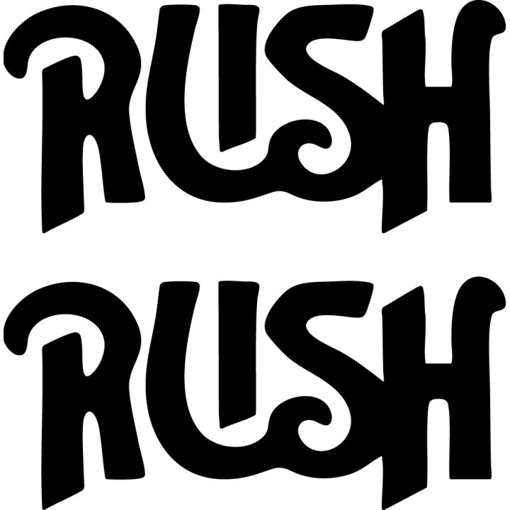 Rush Band Stickers – 2112 Moving Pictures Decals (2-Pack)