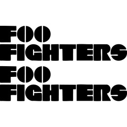 Foo Fighters Stickers – Rock Band Decals (2-Pack)