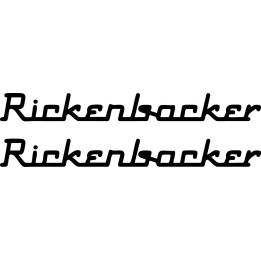 Rickenbacker Stickers – Guitar Bass Decals (2-Pack)