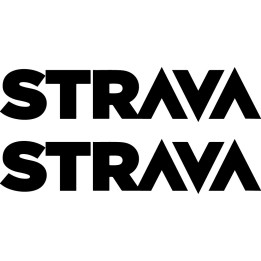 Strava Stickers – Cycling Running Decals (2-Pack)