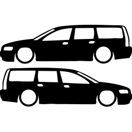 Buy Volvo V70 Low Decal Sticker Online