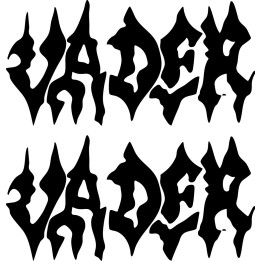 Vader Stickers – Dark Lord Sci-Fi Decals (2-Pack)