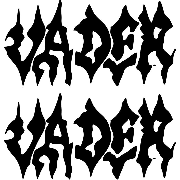 Vader Stickers – Dark Lord Sci-Fi Decals (2-Pack)