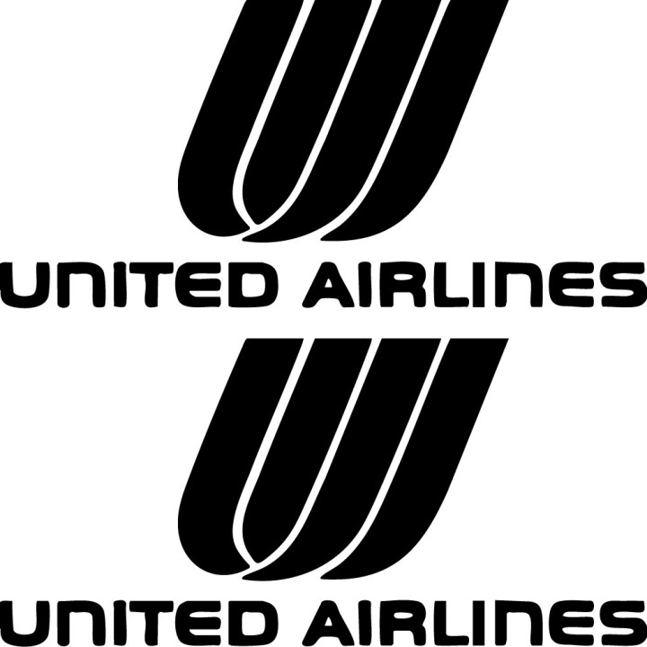 Buy United Airlines Logo 1 Vinyl Decal Sticker Online