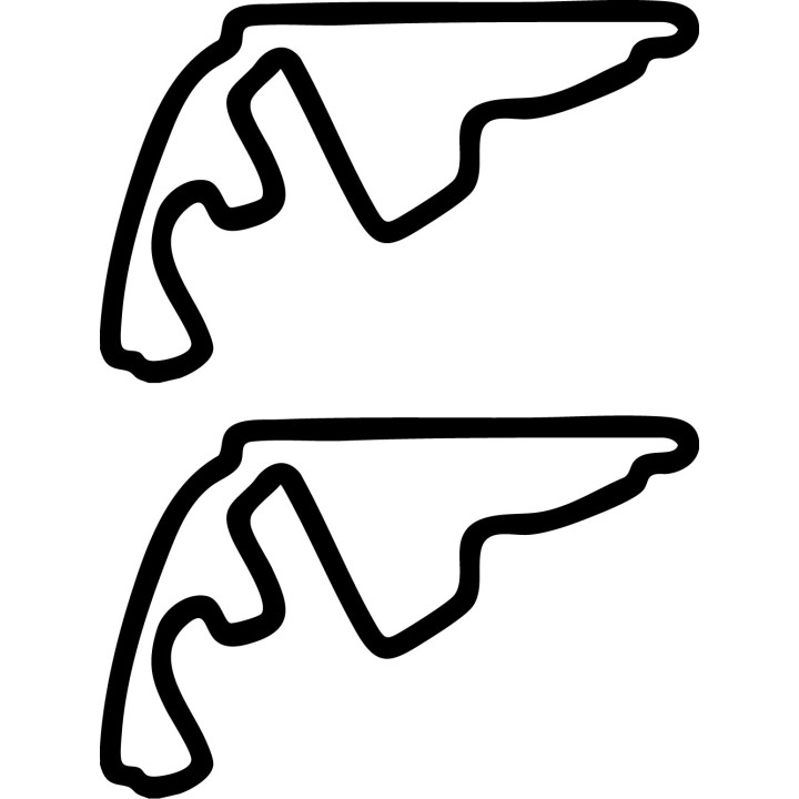 Buy YAS MARINA CIRCUIT DECAL Online