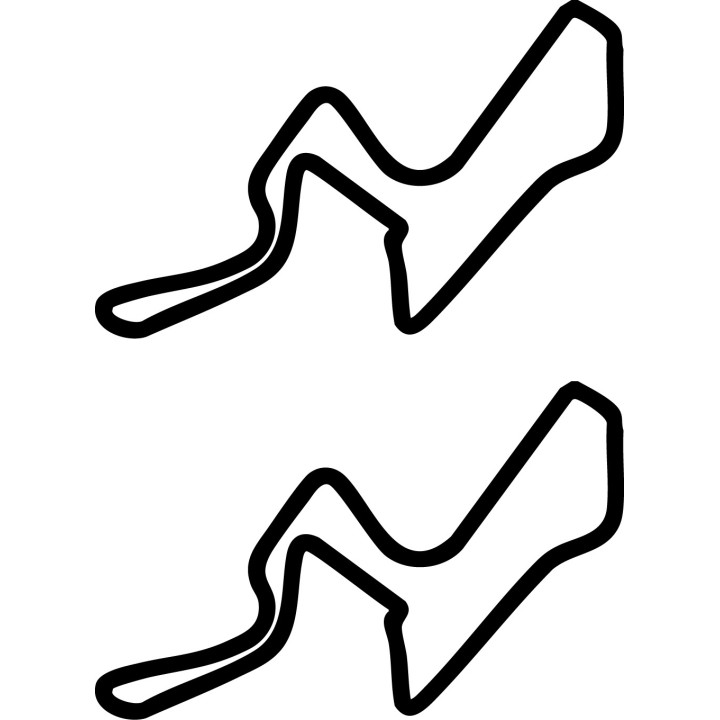 Buy KYALAMI RACE TRACK DECAL Online