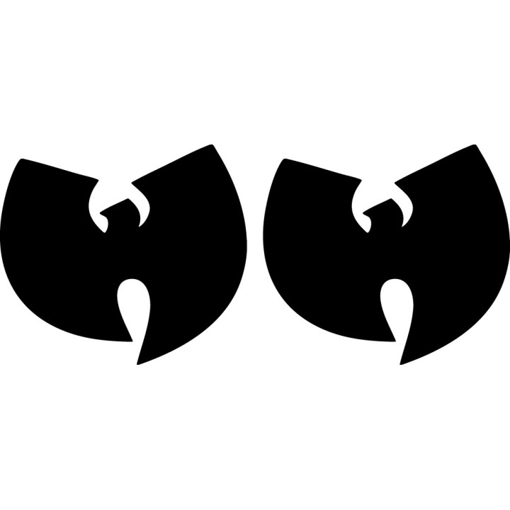 Wu-Tang Clan Stickers – Hip Hop Logo Decals (2-Pack)