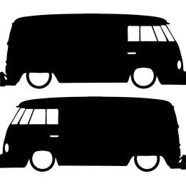 Buy Vw T1 Transporter Low Decal Sticker Online