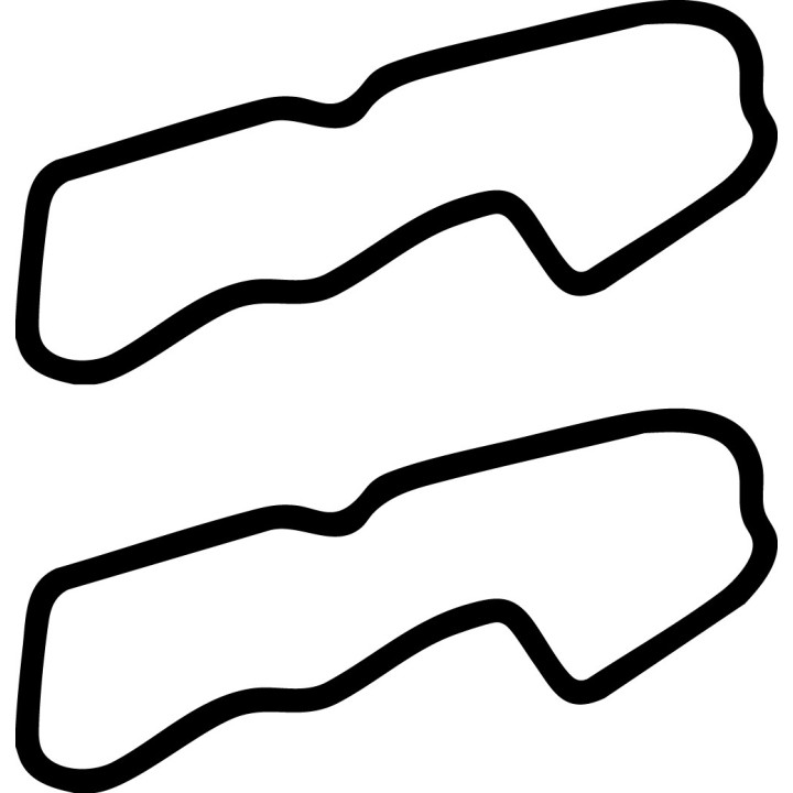 Blyton Park Track Stickers – Circuit Sprint Decals (2-Pack)