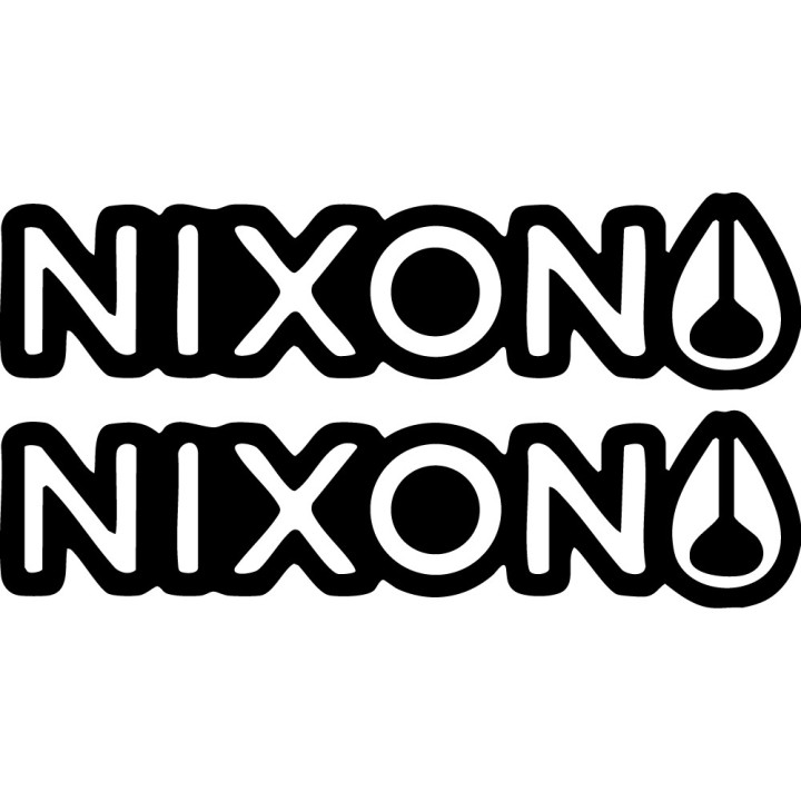 Buy Nixon Outline Surfing Decal Sticker Online