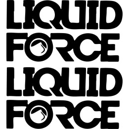 Buy Liquid Force Text Stacked Surfing Decal Sticker Online