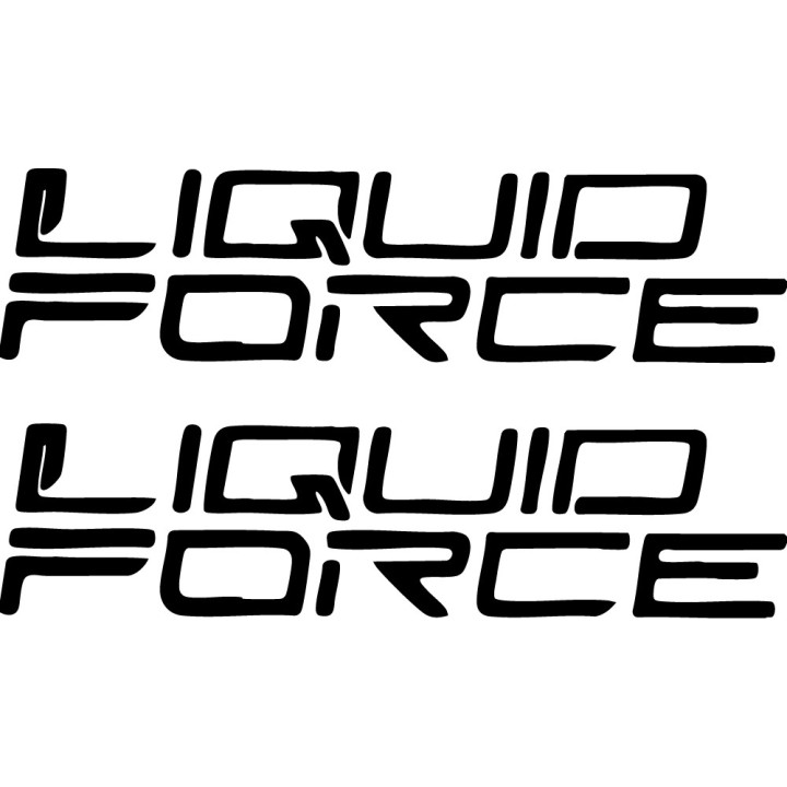 Buy Liquid Force Text Skinny Surfing Decal Sticker Online