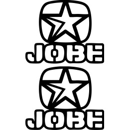 Buy Jobe Stencil Surfing Decal Sticker Online