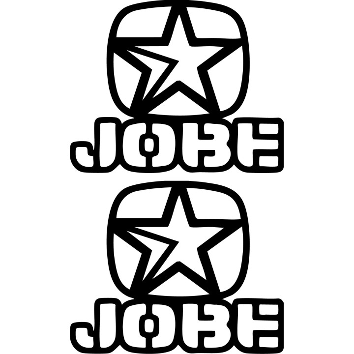 Buy Jobe Stencil Surfing Decal Sticker Online