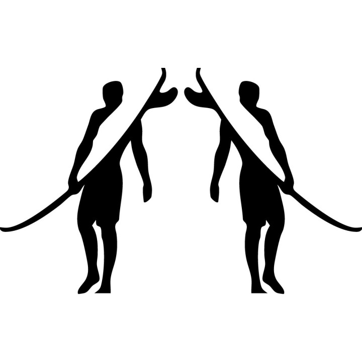 Buy Hawaii Surf Surfing Vinyl Decal Sticker Online