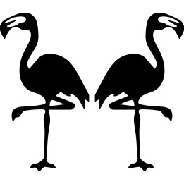 Buy Flamingo V2 Die Cut Vinyl Decal Online