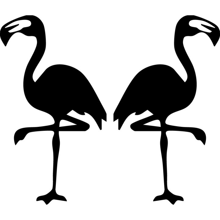 Buy Flamingo V2 Die Cut Vinyl Decal Online