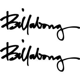 Buy Billabong Skinny Text Surfing Decal Sticker Online