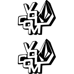 Buy Volcom Both Surfing Decal Sticker Online