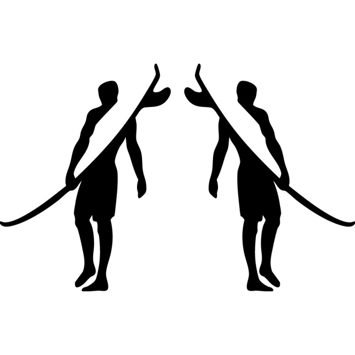 Buy Surfing 1895 Vinyl Decal Sticker Online