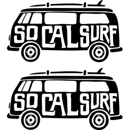 Buy SO Cal Surf Surfing Sticker Vinyl Decal Online