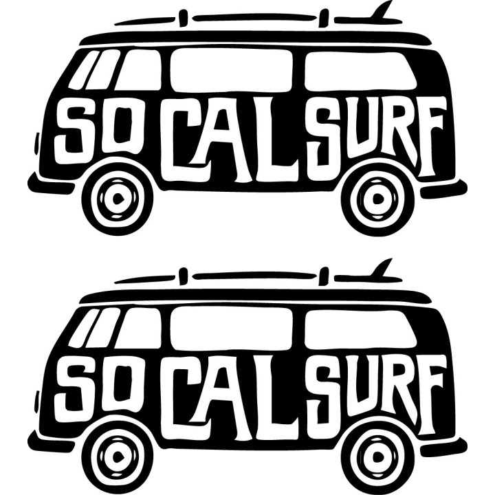 Buy SO Cal Surf Surfing Sticker Vinyl Decal Online