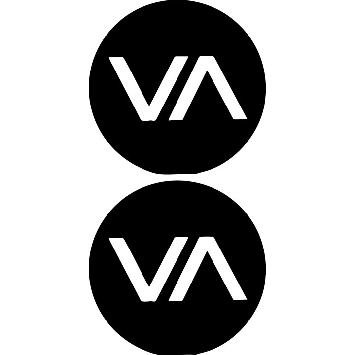 Buy Rvca Round Surfing Decal Sticker Online