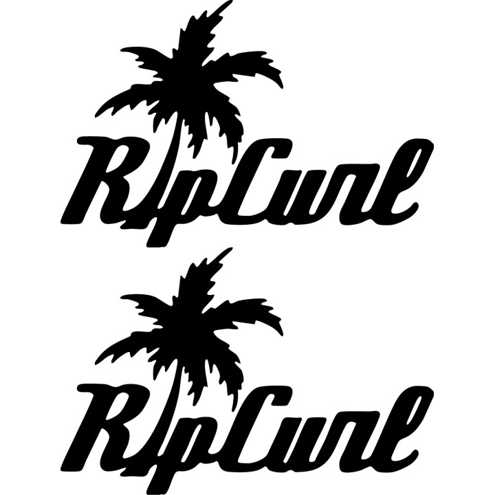 Buy Rip Curl Aloha Text Surfing Decal Sticker Online