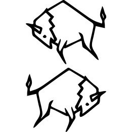 Buffalo Vinyl Decal Sticker V48 - DecalsHouse