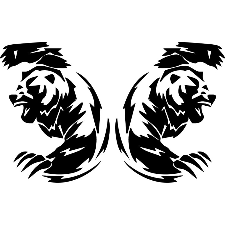 Bear Vinyl Decal Sticker V26 - DecalsHouse