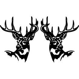 Buck Deer Vinyl Decal Sticker V51 - DecalsHouse