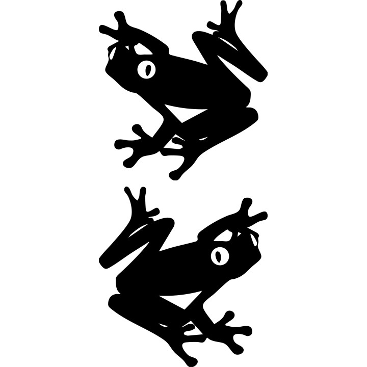 Frog Vinyl Decal Sticker - DecalsHouse
