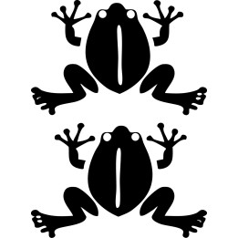 Frog Vinyl Decal Sticker V50 - DecalsHouse
