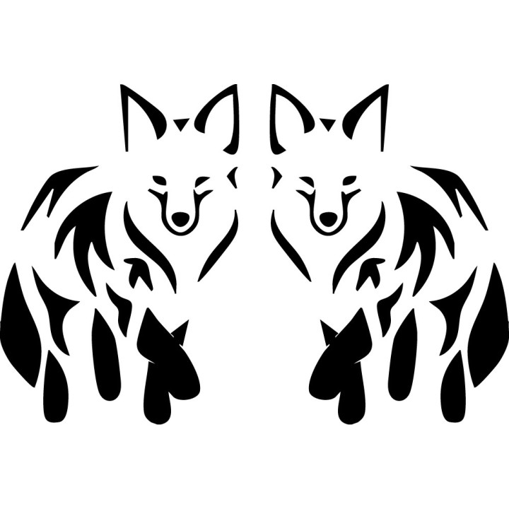 Fox Vinyl Decal Sticker V24 - DecalsHouse