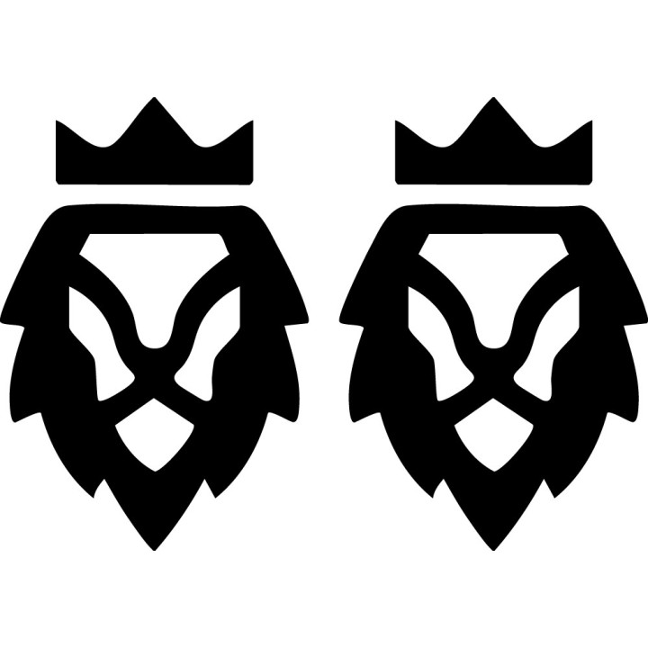 Lion Vinyl Decal Sticker V43 - DecalsHouse