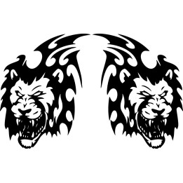 Lion Vinyl Decal Sticker V32 - DecalsHouse