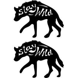 Hyena Vinyl Decal Sticker V16 - DecalsHouse