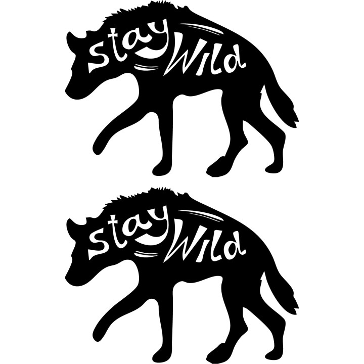 Hyena Vinyl Decal Sticker V16 - DecalsHouse