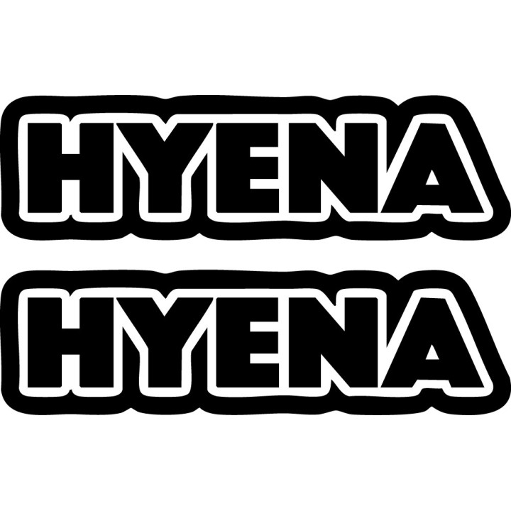 Hyena Vinyl Decal Sticker V18 - DecalsHouse