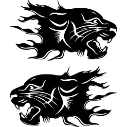 Panther Vinyl Decal Sticker V18 - DecalsHouse
