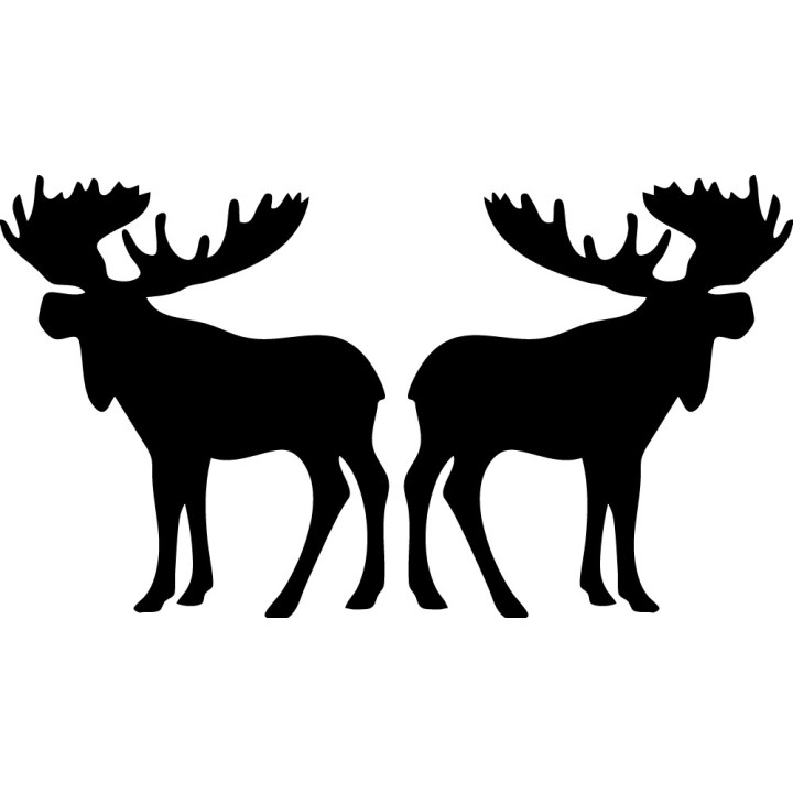 Moose Vinyl Decal Sticker V32 - DecalsHouse